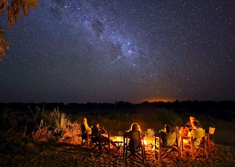 Camp fire, Kichaka Frontier Camp
