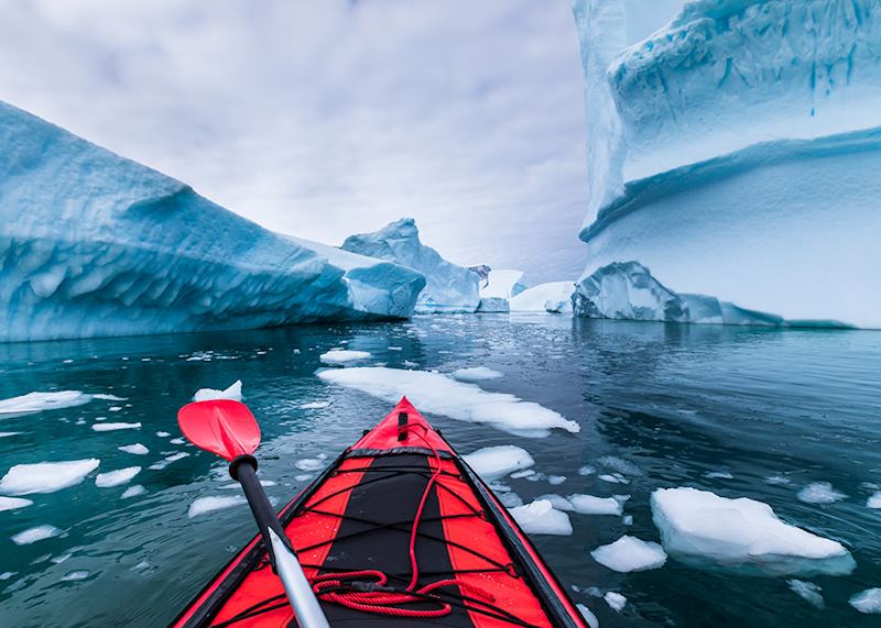 Canoeing in Antarctica