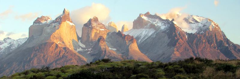 Sunrise in Torres del Paine, Chile