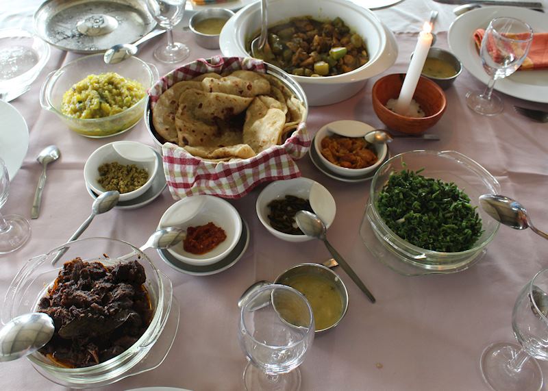 Mauritian lunch