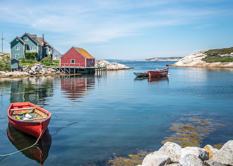 The fishing village of Peggy’s Cove
