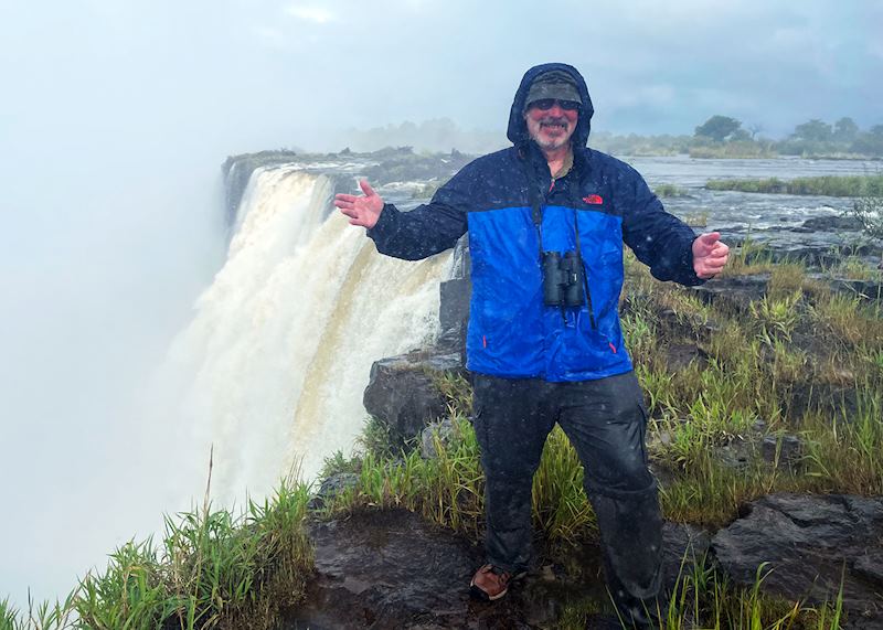 Rod at Victoria Falls — © Rod McCaslin