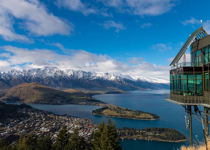 View over The Remarkables mountain range, Queenstown
