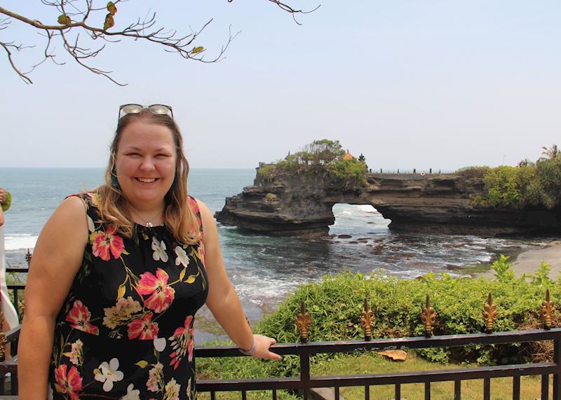 Sophie, Temple of Tanah Lot, Indonesia