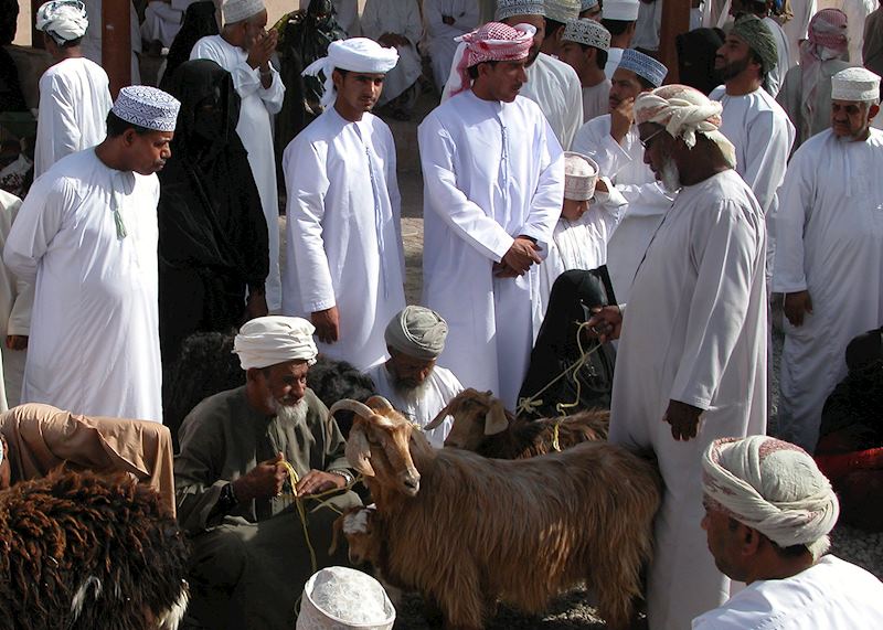 Livestock market, Nizwa, Oman