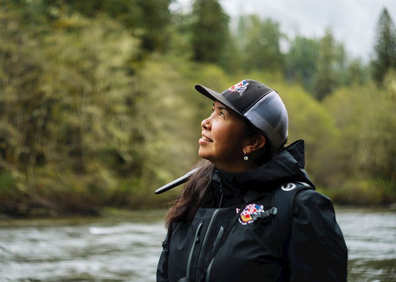 Sherry, captain & wildlife guide at Sea Wolf Adventures