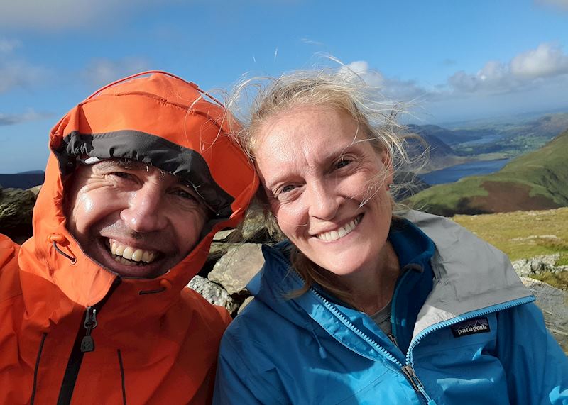 Heather with UK guide, Jeremy Martin