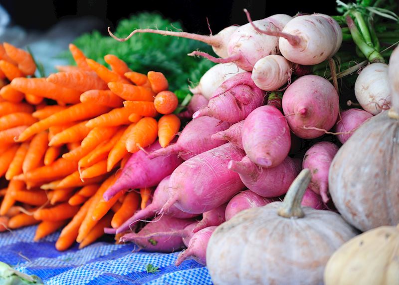 Locally grown produce in Tasmania