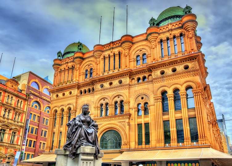 The 19th Century Queen Victoria Building in Sydney, New South Wales
