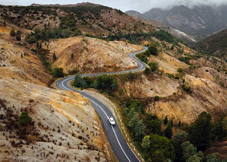Road into Queenstown, Tasmania — © Jason Charles Hill