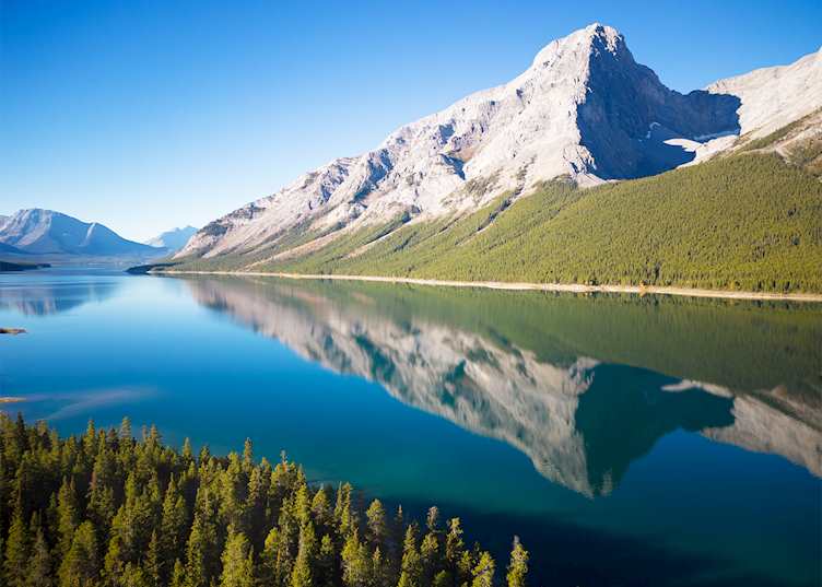 Maligne Lake in Jasper National Park, Canada