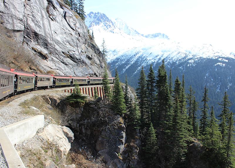 The White Pass historic railway
