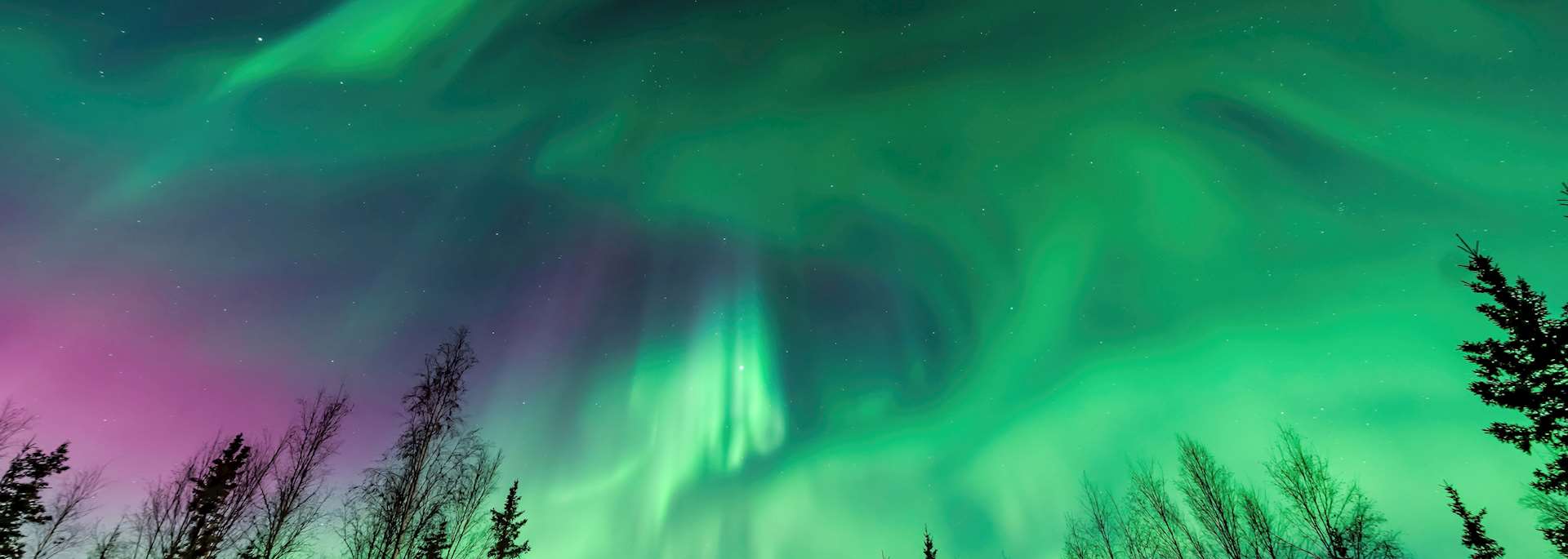 Northern lights over Fairbanks