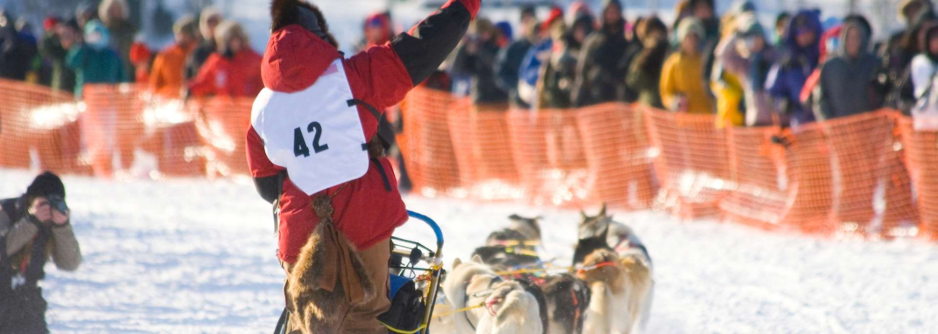 Sled race in Nome, Alaska