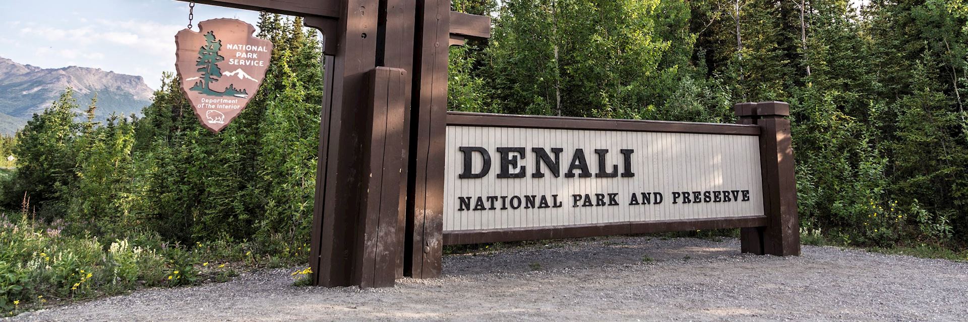 Denali National Park entrance