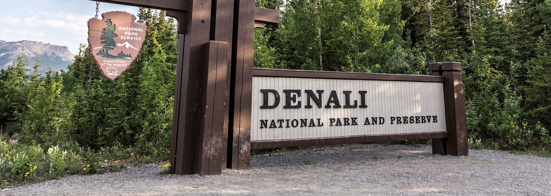 Denali National Park entrance