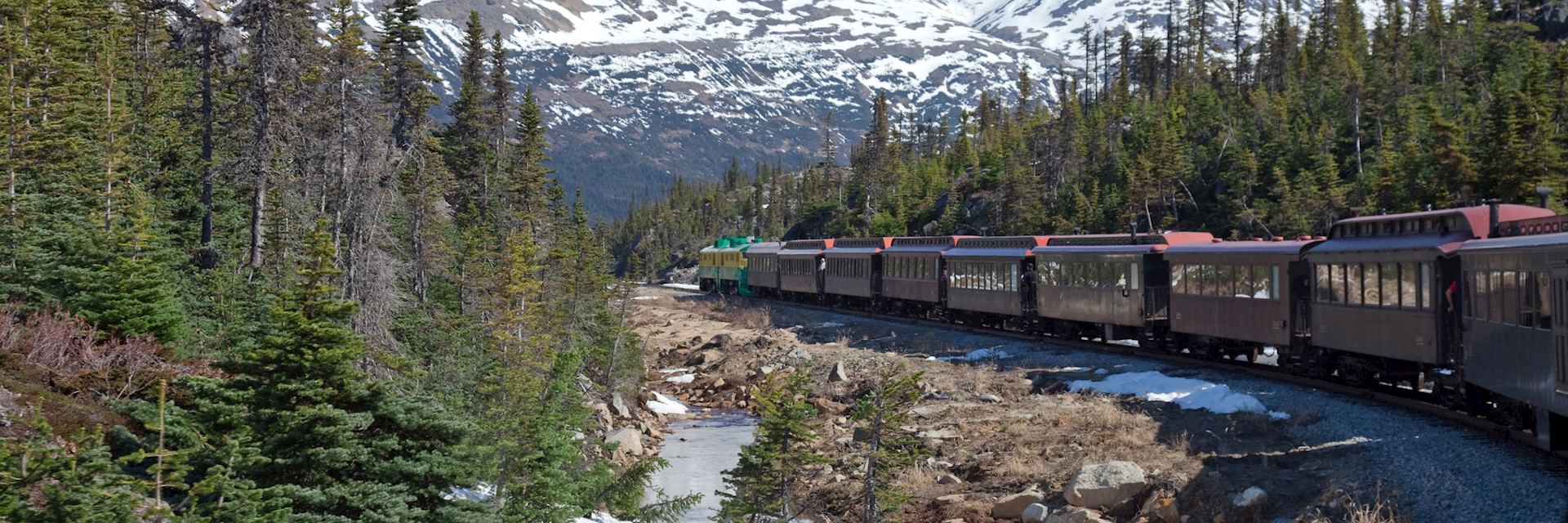 The White Pass Railway to Skegway, Alaska