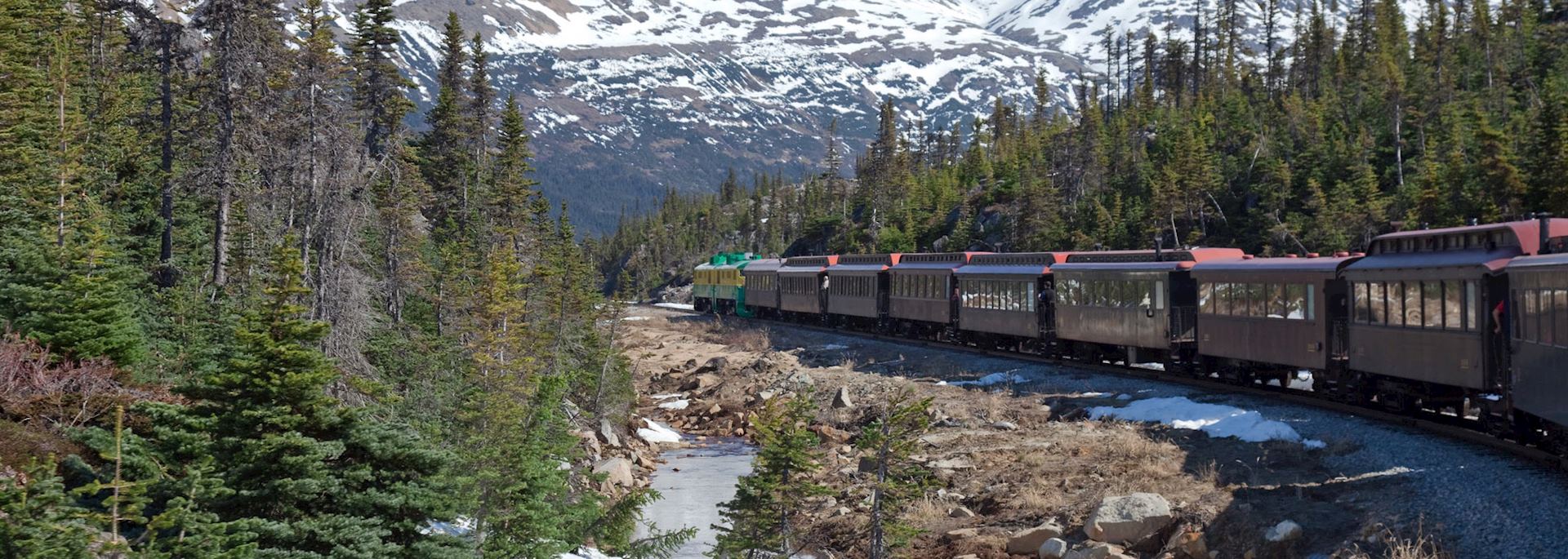 The White Pass Railway to Skegway, Alaska