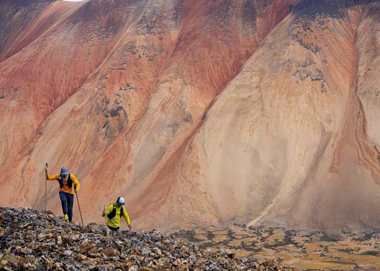 Trekking in Mount Edziza Provincial Park, BC