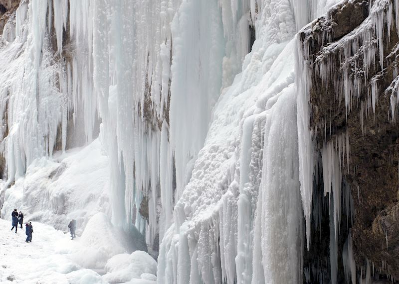 Johnston Canyon ice walk