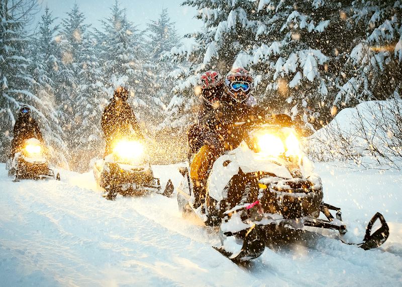 Snowmobile tour, Whistler