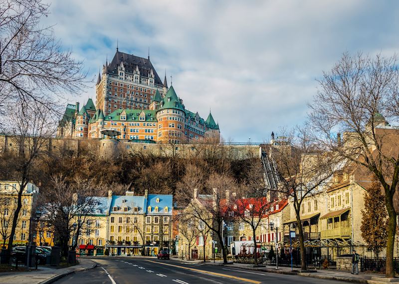 The historic old district of Québec City