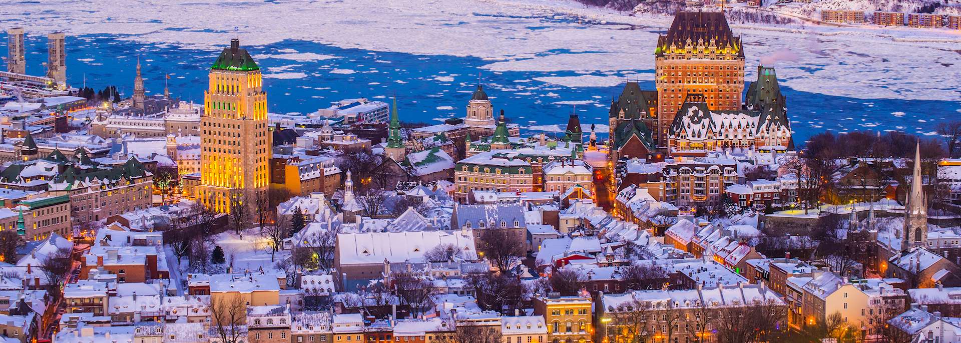 Québec City in winter