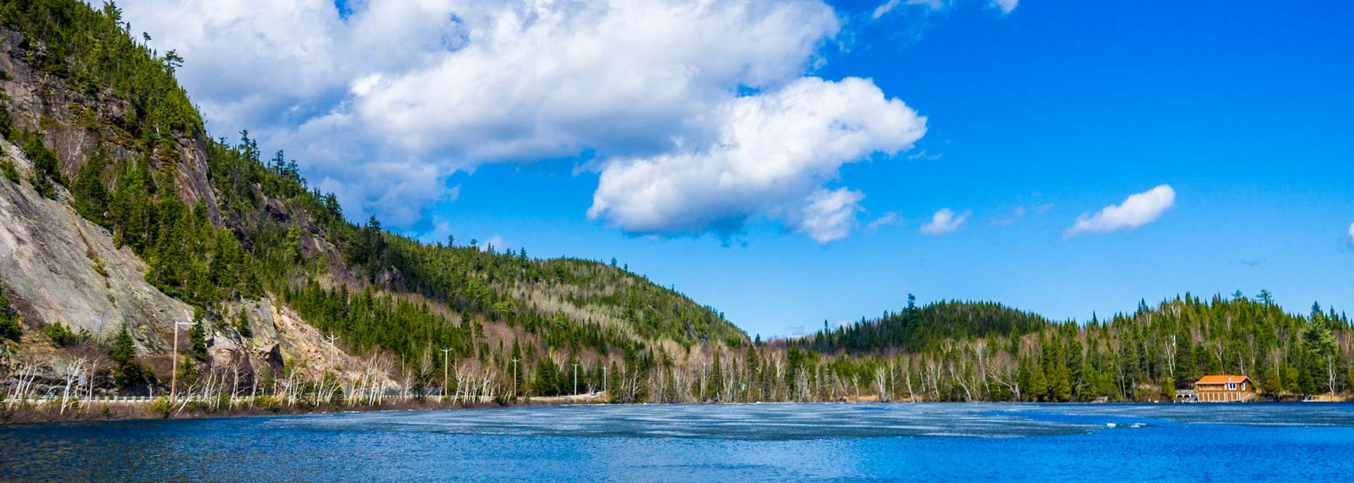 Lake in the Laurentian Mountains