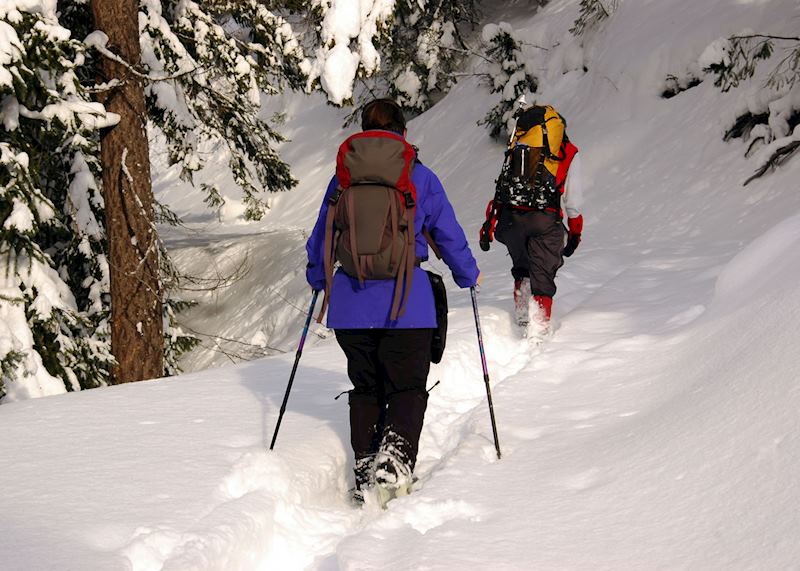 Snowshoeing in Canada
