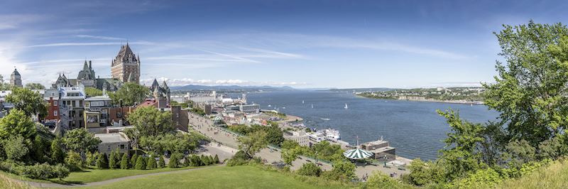 The Ocean train runs from Montréal to Nova Scotia, via Québec City