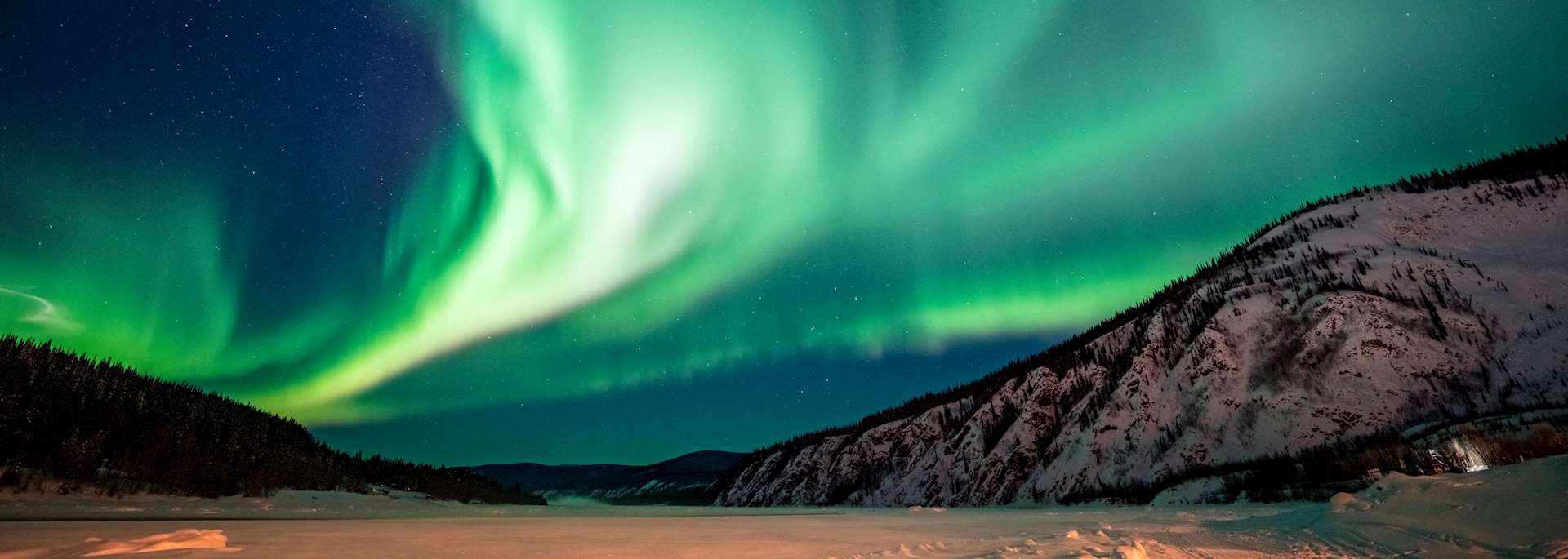 Northern lights near Whitehorse, Canada