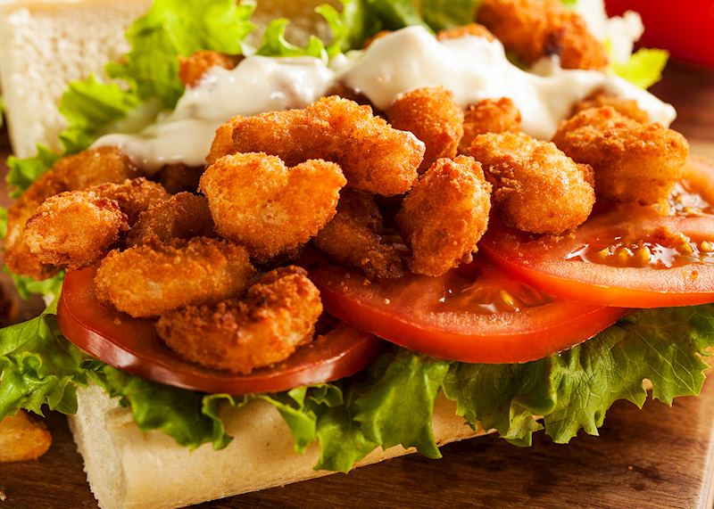 Shrimp po’ boy