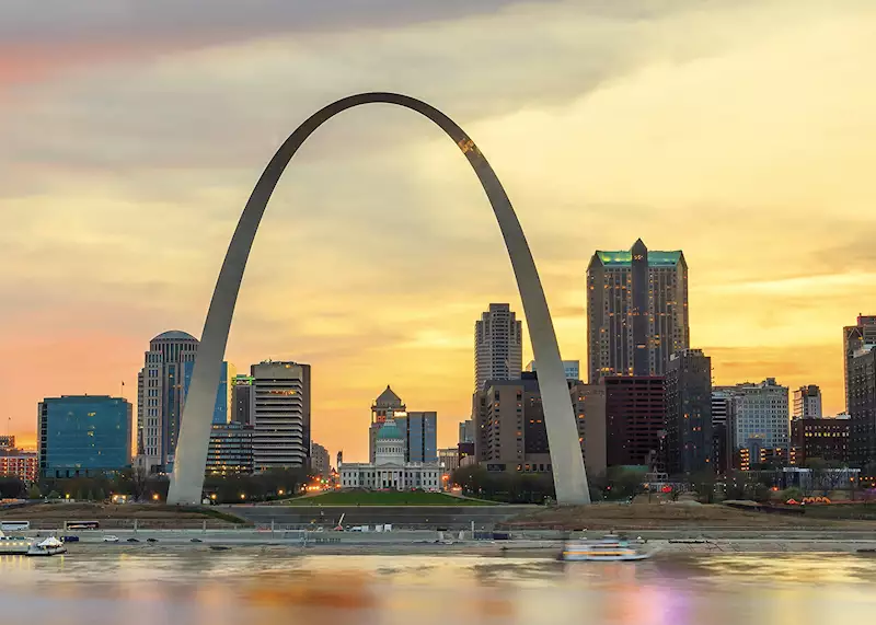 Route 66 in Missouri - St Louis Gateway Arch