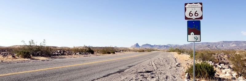 Route 66 through Albuquerque