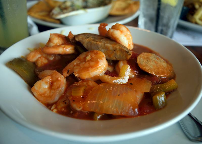 Creole shrimp gumbo, Savannah