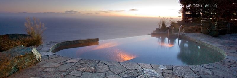 Infinity pool at the Post Ranch Inn, Big Sur