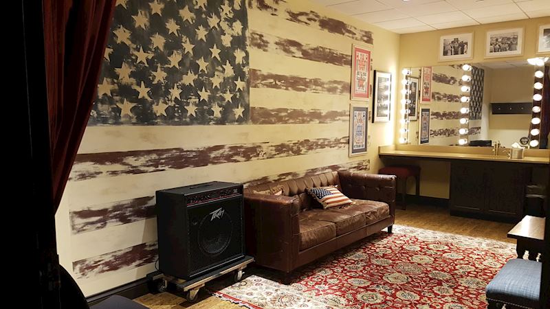 Dressing room backstage at the Grand Ole Opry, Nashville
