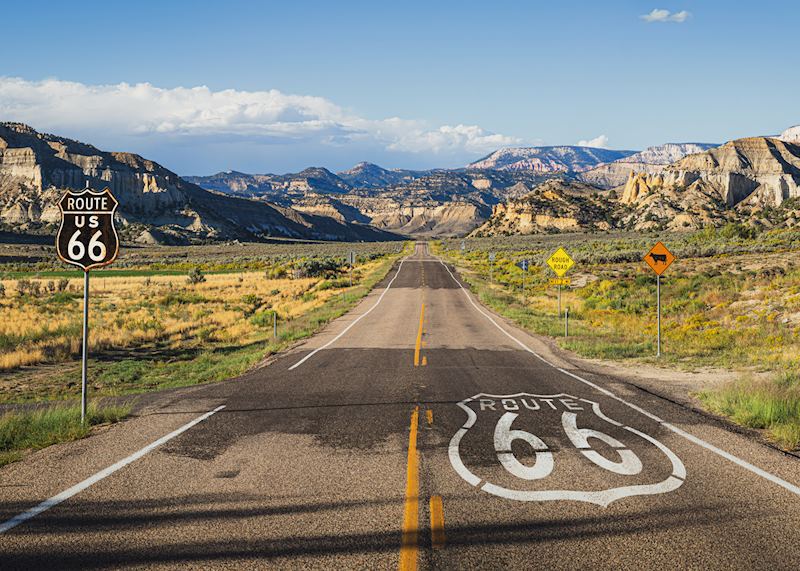 A section of Route 66 through Arizona