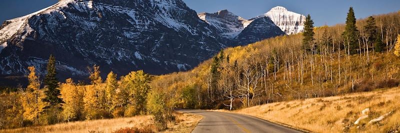 Drive through Glacier National Park on the Going To The Sun Road