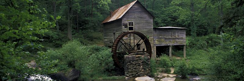 A disused mill in the Appalachian Mountains, near Charlottesville