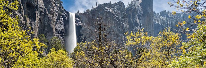 Take in Bridalveil Fall on a minibus tour