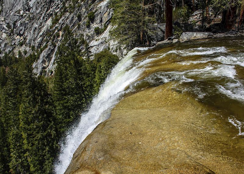 The top of Yosemite Falls