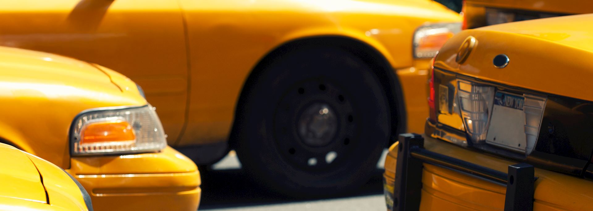 Yellow taxis, New York