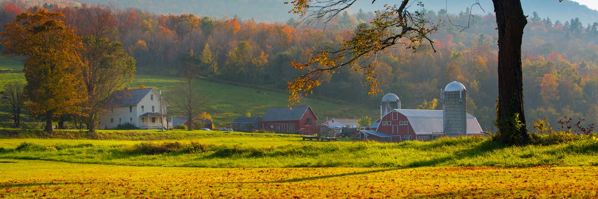 Vermont farmland, New England