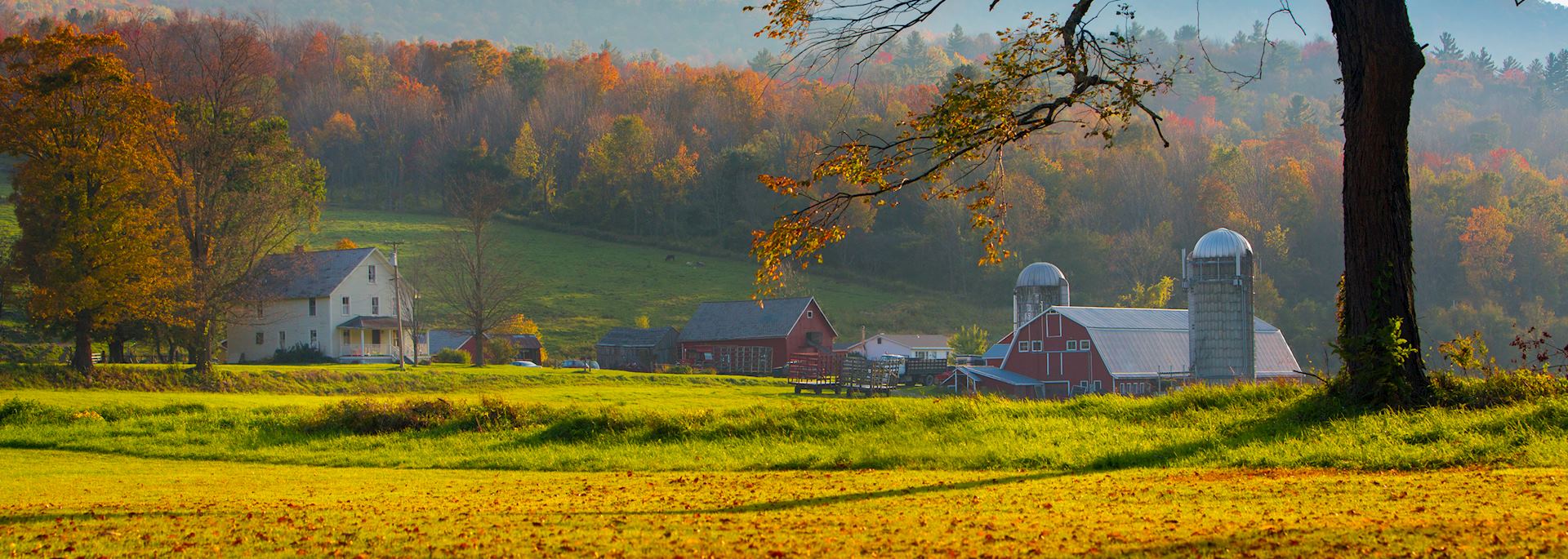 Vermont farmland, New England