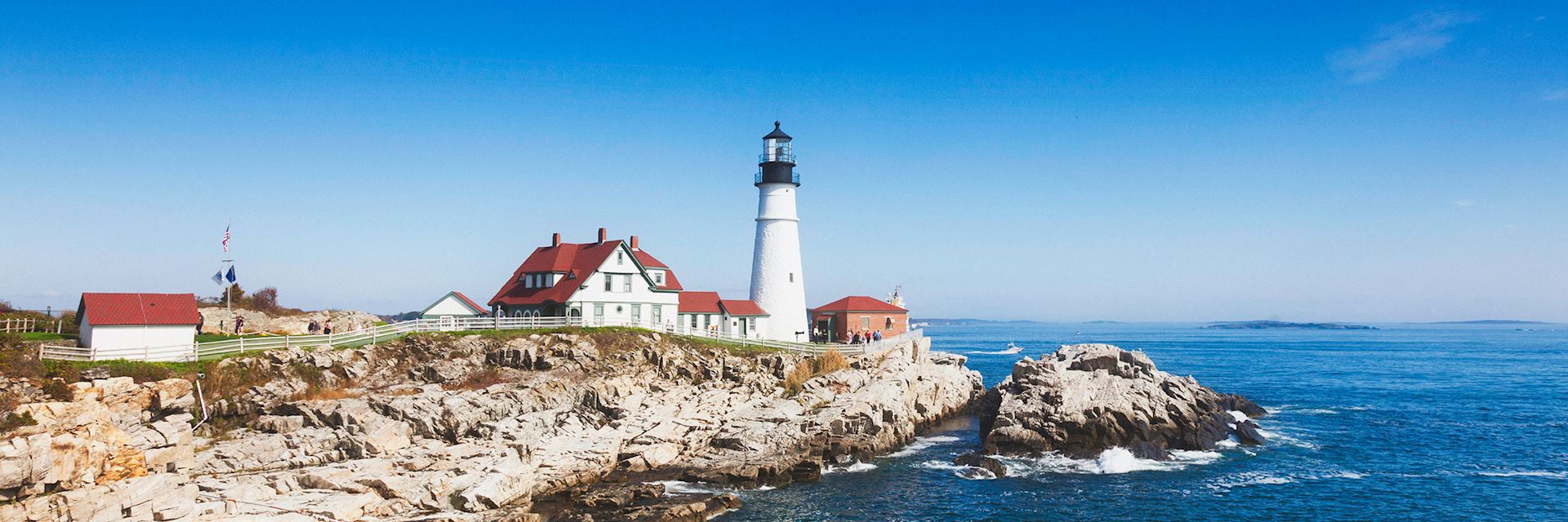 Portland lighthouse, New England
