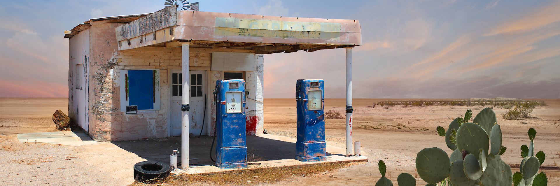 Gas station on Route 66