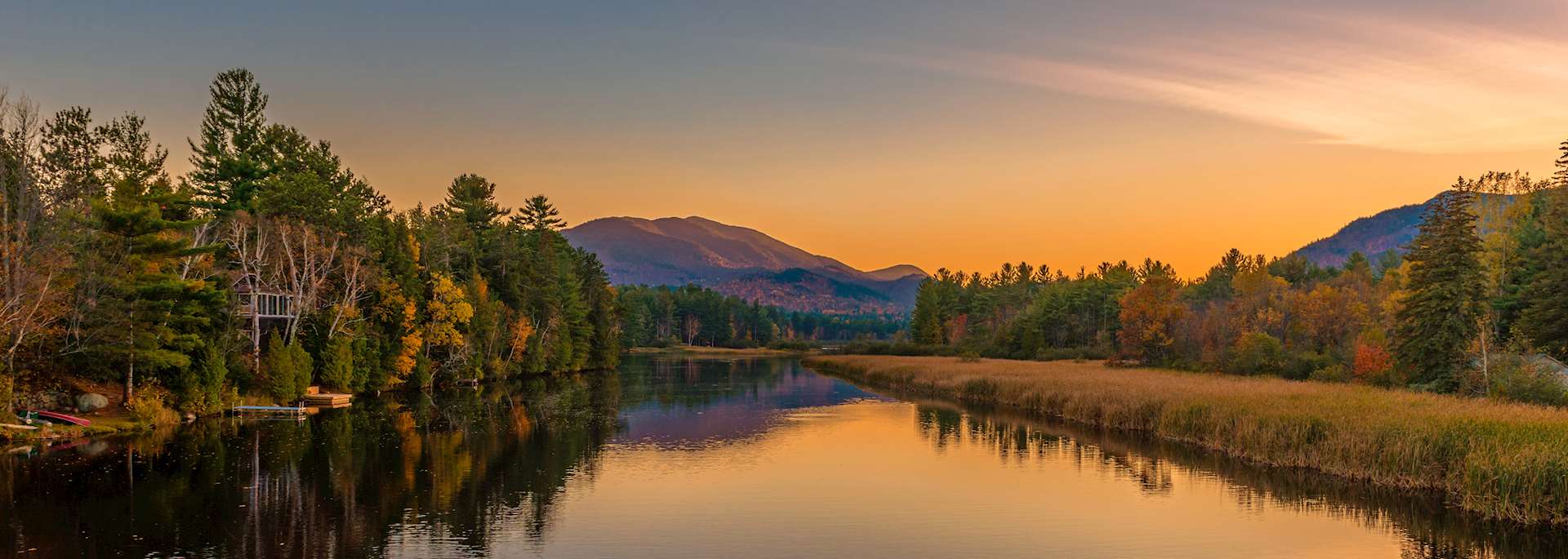 Sunset on Lake Placid