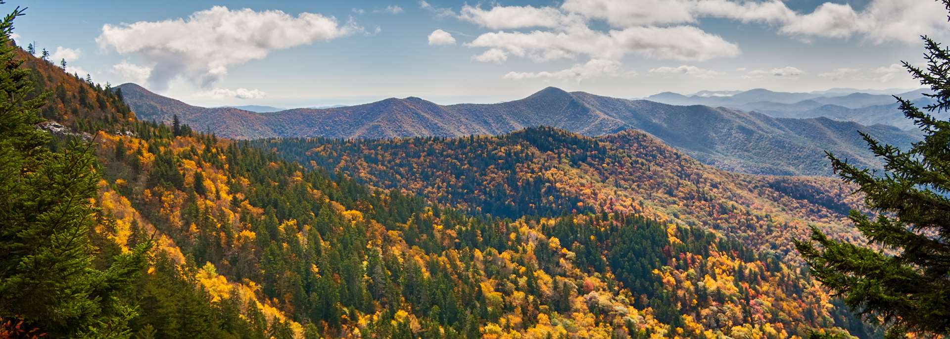 Mountains above the Blue Ridge Parkway