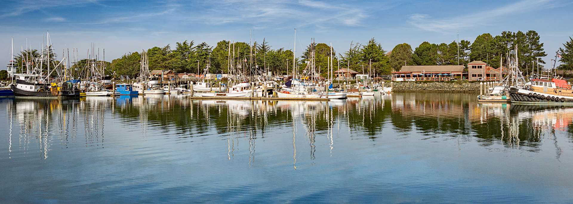 Woodley Island marina, Eureka